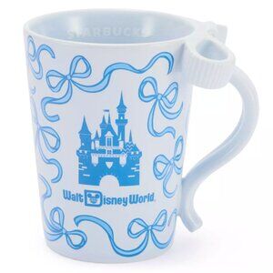 NWT! Walt Disney World Starbucks® Mug Blue Bows